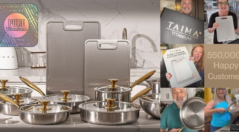 Best Titanium Cookware for Healthy, Chemical-Free Cooking at Home